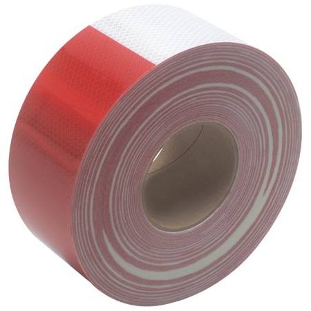 3M 3'' x 150' Red/White 3M 983 Reflective Tape BUY00023027